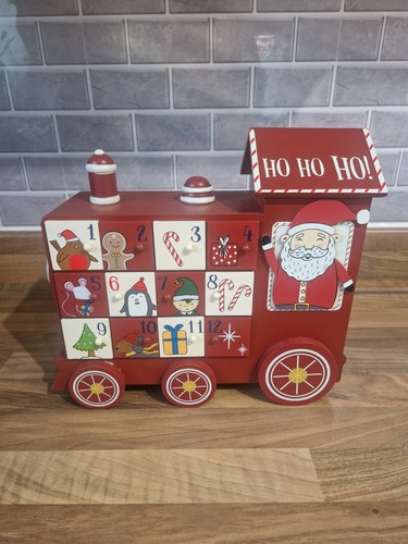 Wooden train christmas - wooden,