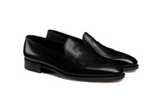 Handmade Men Black Leather