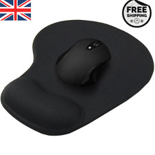 BLACK ANTI-SLIP MOUSE MAT PAD