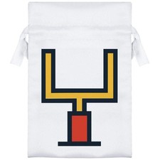'8-Bit Rugby Goal Posts' Satin