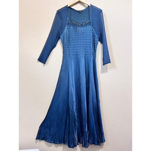 Komarov beaded dress teal - komarov, xl