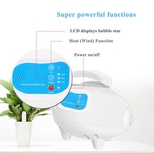 EU Plug Water Resistant Air Bubble Bath Tub Body Spa Massage Mat With Air