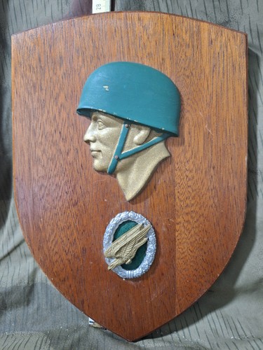 Wall art plaque - art, paratrooper