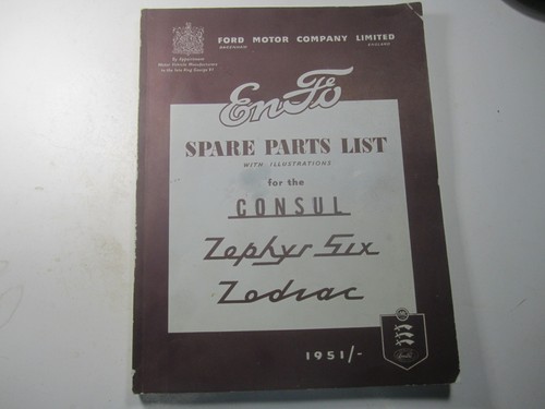 Ford consul zephyr six - 51-55,