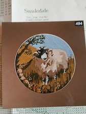 Swaledale sheep needlepoint - swaledale,