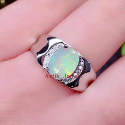 Natural fire opal cz - fire, &