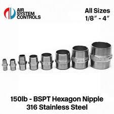 BSPT Hexagon Nipple | 316