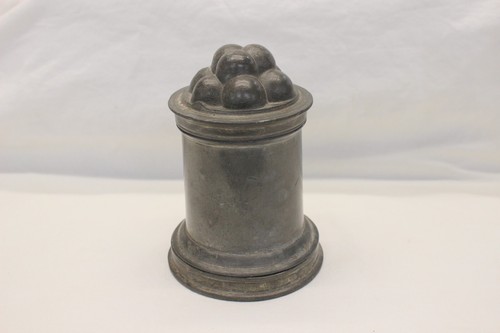 Antique pewter jelly mold - pewter,