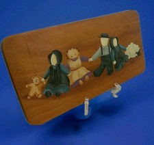 Vtg. Hand Painted Amish Dolls~
