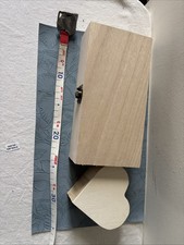 Two Craft Blank Hinged Wooden