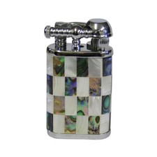 Knight Mother Of Pearl Lighter (Grid)