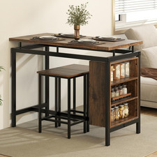 Bar Table Set Floating Top