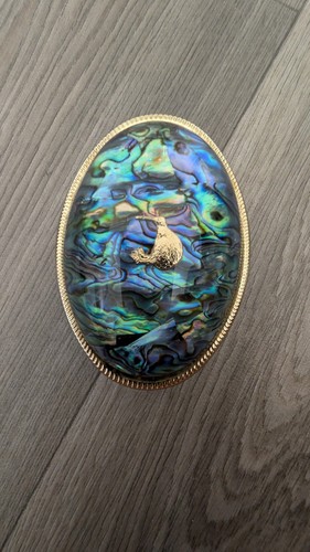 New zealand paua shell trinket - new,