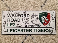 Leicester Tigers Signed Rugby