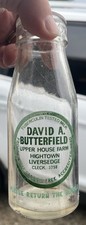 Nice Butterfield Liversedge Half Pint 1970’s  Milk Bottle