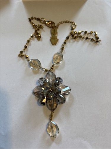Butler wilson crystal - crystal, flower