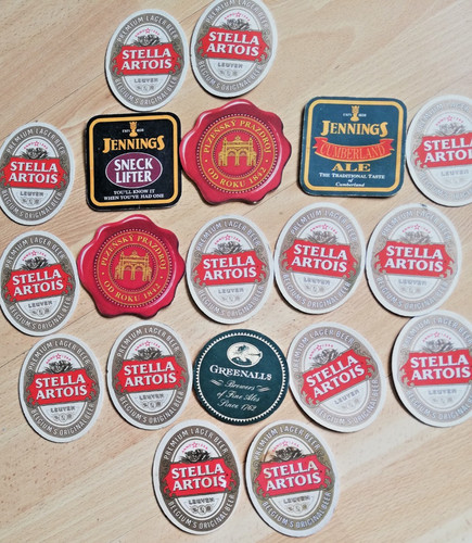 22x beer matts circa - (circa, 1980s