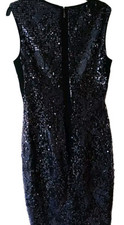Damsel in a Dress size 10, Deep Sequined Purple Shift Dress, Occasion Wear
