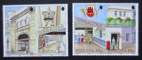 Gibraltar 1990 europa - europa, post