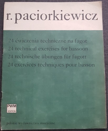 Bassoon fagot cwiczenia - fagot,