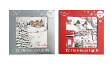 12 X Christmas Cards With
