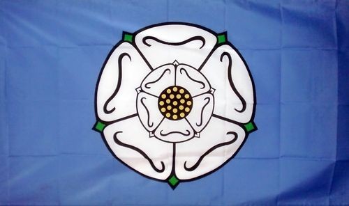 Yorkshire white rose 3x2 - white,