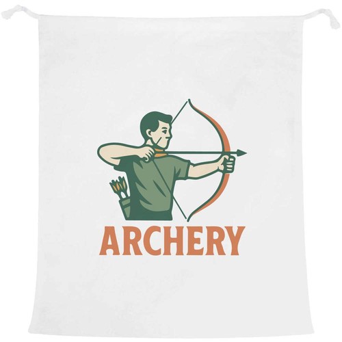 Archery hobbyist shooting a - 'archery,
