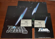 Cliff Richard - Time The Musical Programmes / Brochure / Tickets