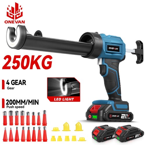 Electric caulking gun - gun, cordless