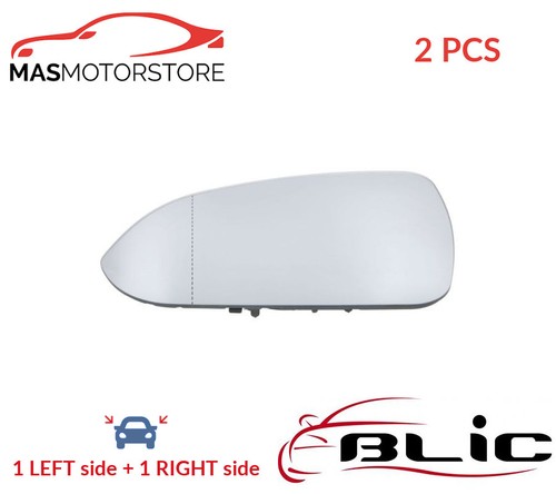 Rear view mirror glass - view, pair