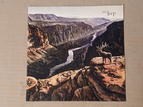 1995 jeep brochure mint 16 - mint!,
