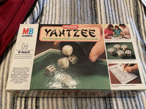 Vintage yahtzee dice game - dice,