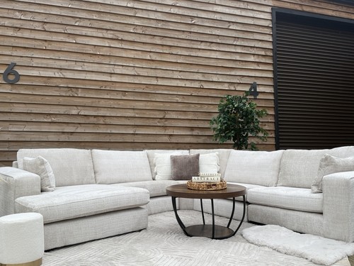 Loft beige shape modular - u,