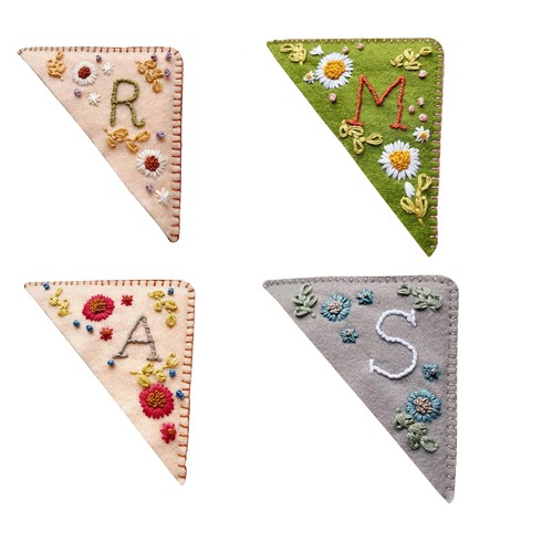 Handmade embroidered corner - handmade,