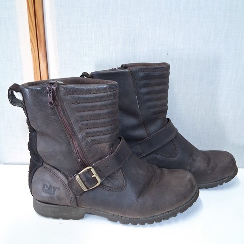 Caterpillar cat brown leather - caterpillar,