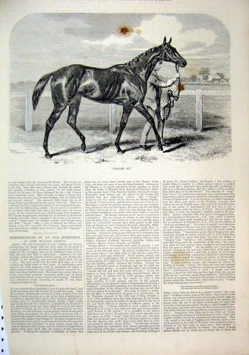 Original old antique - original, print