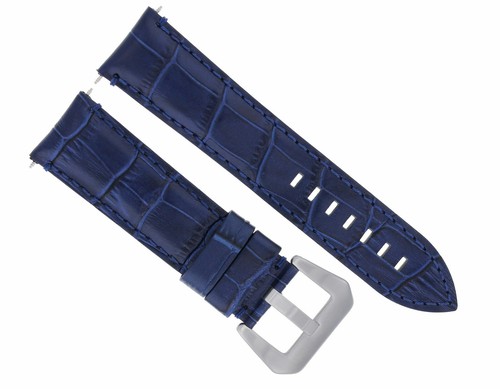 24mm leather watch - watch, strap