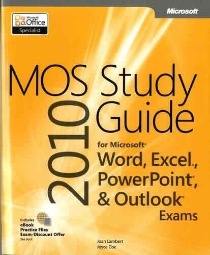Mos 2010 study guide for - mos,