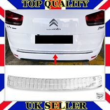 Chrome Rear Bumper Protector GLOSSY S.STEEL For CITROEN C4 PICASSO 2013 ONWARDS