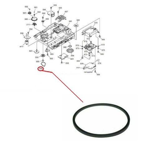 Loading rubber belt for - 1x,