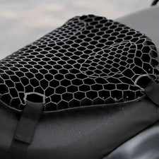 Motorcycle Honeycomb Gel Seat Comfort Cushion Pillow Pad Relief Pressure Cover