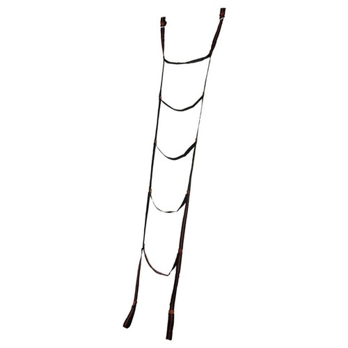 Portable step webbing ladder - webbing,