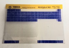 Yamaha RD 250 LC 4L1 82 Spare Parts List Microfiche (Oct 81)
