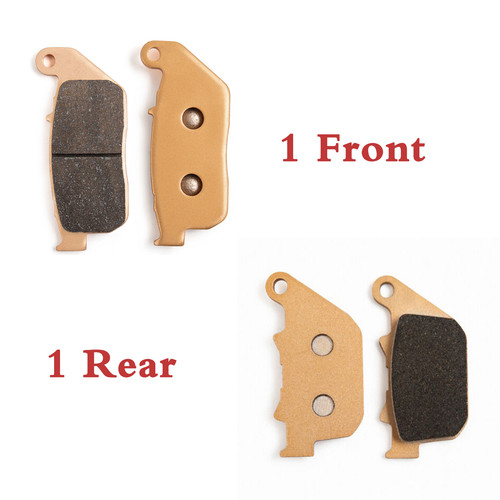 Front rear brake - pads, for