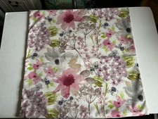 Country Style Cushion Cover Made With pretty Floral Alium Fabric From Dunelm