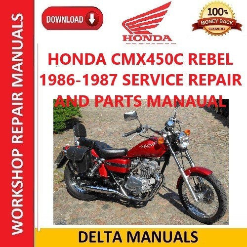 Honda cmx450c rebel 1986 - cmx450c, 1986-1987