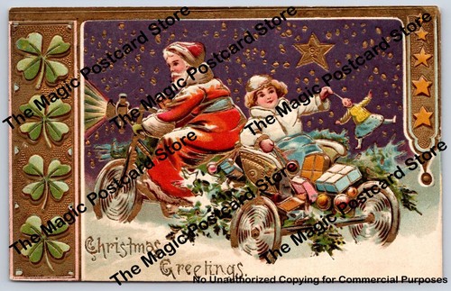 Santa claus riding - riding, sidecar