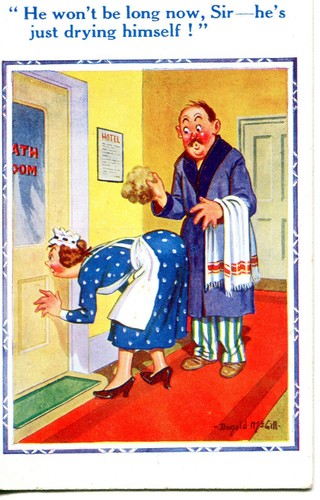 Donald mcgill postcard - mcgill, maid
