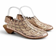 Rieker Woven Slingback Sandals