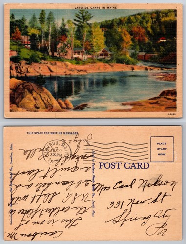 Lakeside camps maine - camps, lake